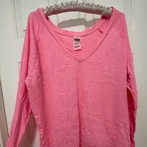 Victoria Secret- Pink Long Sleeve Shirt